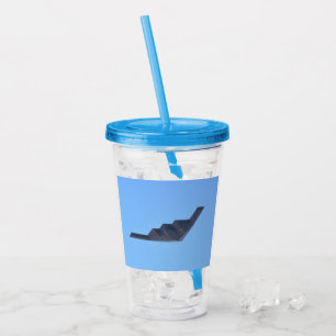 Vaso Acrílico Northrop Grumman B-2 Tumbler Acrílico Espíritu