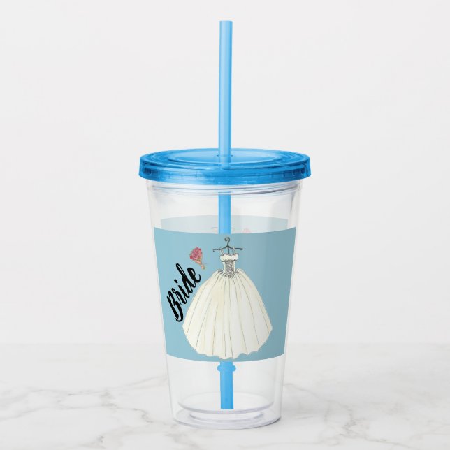 Vaso Acrílico Novia (Anverso)