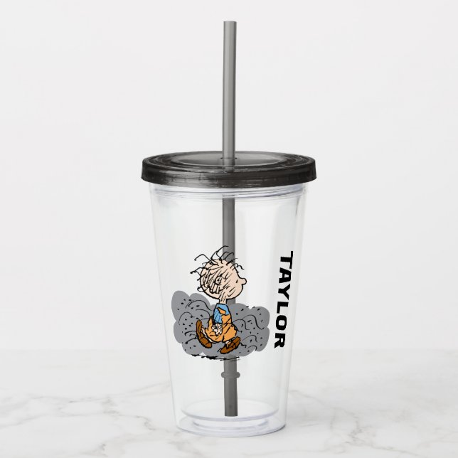 Vaso Acrílico Nube Pigpen Walking (Anverso)