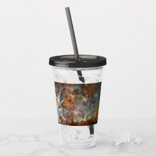 Vaso Acrílico Nubes oscuras de Carina Nebula Hubble Space