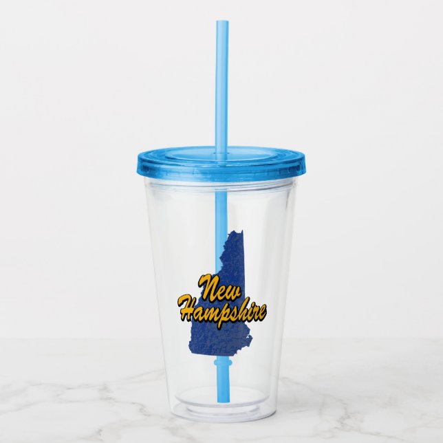 Vaso Acrílico Nuevo Hampshire (Anverso)