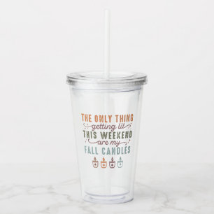 Vaso Acrílico Obteniendo mis Velas de Caída