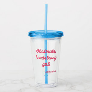 Vaso Acrílico Oferta de Orgullo y Prejuicio II - Estilo Cuto