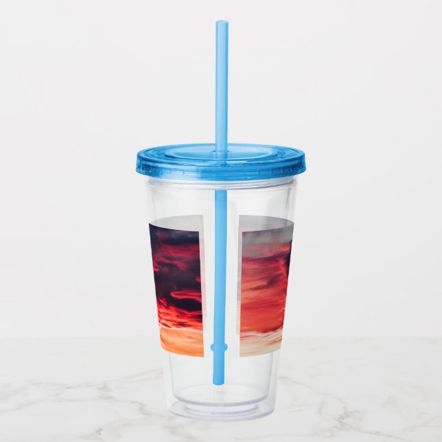 Vaso Acrílico onda felina (Derecha)