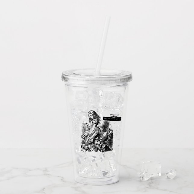Vaso Acrílico Operation Alice in Wonderland Alice im Wunderland (Reverso (hielo))
