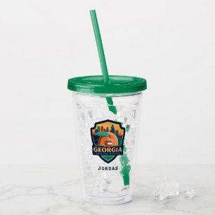 Vaso Acrílico Orgullo el Georgia del estado