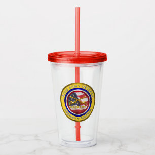 Vaso Acrílico Orgulloso Veterano del Ejército Soldado de Caballe