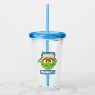 Vaso Acrílico Oscar el rostro de Grouch Woodland Añadir su nom