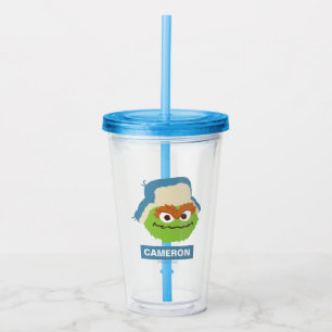 Vaso Acrílico Oscar el rostro de Grouch Woodland Añadir su nom