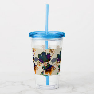 Vaso Acrílico Otoño Sale Tumbler de colores reales acrílico