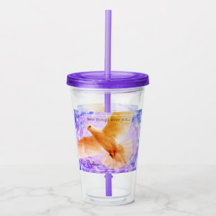Vaso Acrílico Paloma de bautismo de tumbler acrílico