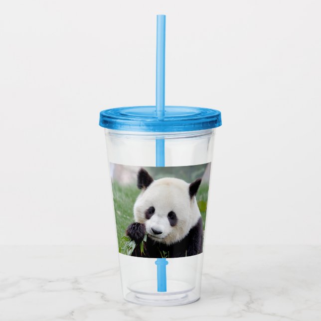Vaso Acrílico panda gigante acrílico del tumbler. tumbler acríli (Anverso)
