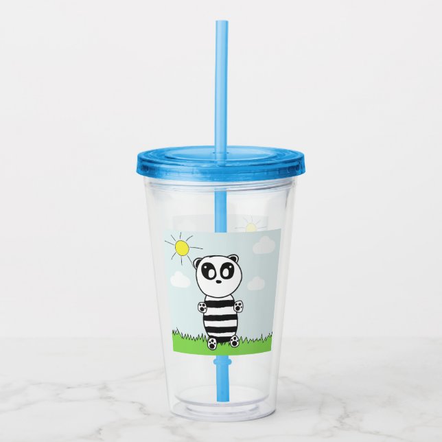 Vaso Acrílico Panda Kids (Anverso)