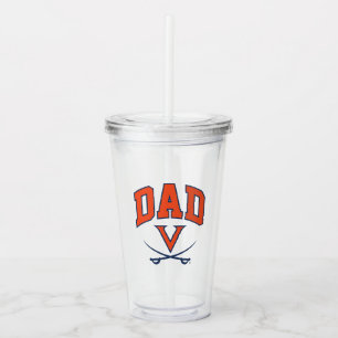 Vaso Acrílico Papá de los Virginia Cavaliers
