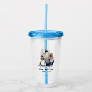 Vaso Acrílico Papá e hijas personalizados (9)