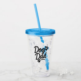 Vaso Acrílico Papá Perro