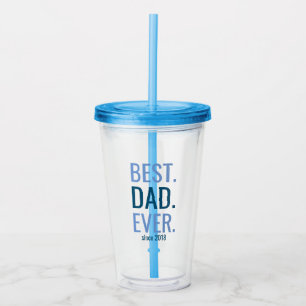 Vaso Acrílico Papás modernos siempre clásicos del papá del día
