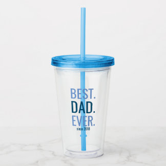 Vaso Acrílico Papás modernos siempre clásicos del papá del día