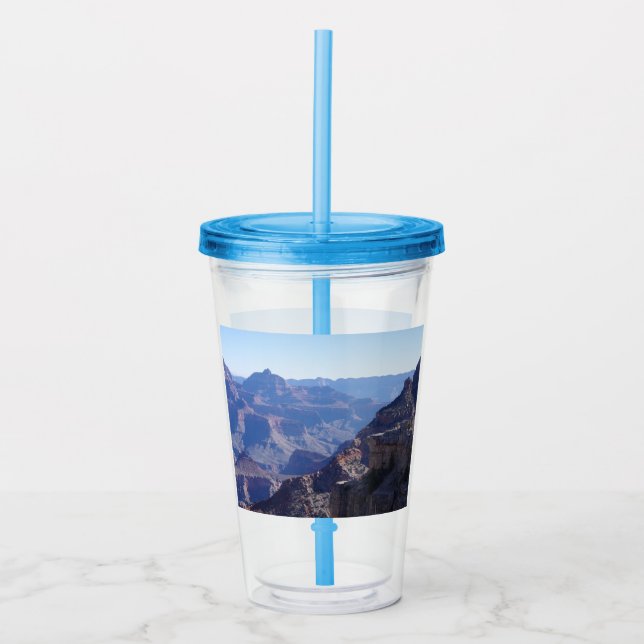 Vaso Acrílico Parque Nacional del Gran Cánion, borde sur       (Anverso)