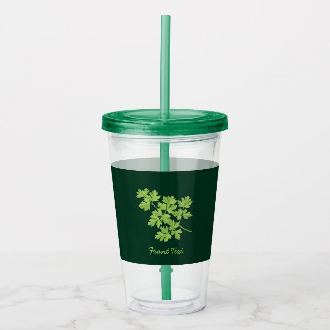 Vaso Acrílico Parsley (Anverso)