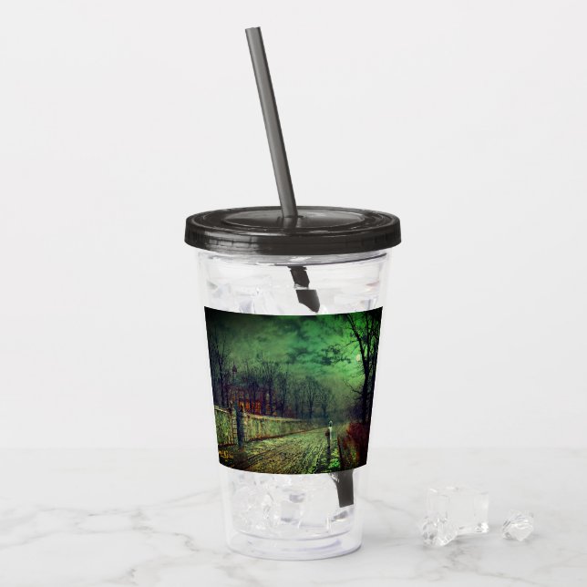 Vaso Acrílico Paseo en luna (Anverso (hielo))