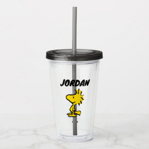 Vaso Acrílico Patrón de diseño clásico de Woodstock   Añadir su 