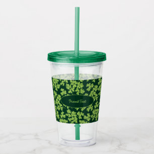 Vaso Acrílico Patrón Parsley