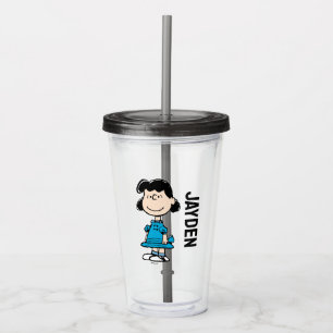 Vaso Acrílico PEANUTS   Lucy   Añadir su nombre
