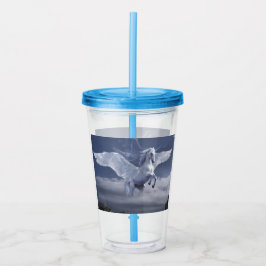 Vaso Acrílico Pegasus en vuelo