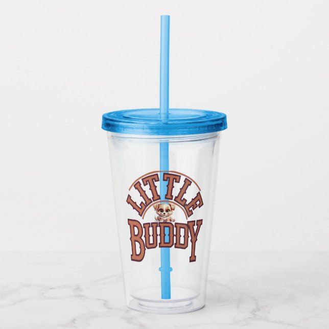 Vaso Acrílico Pequeño amigo (Anverso)