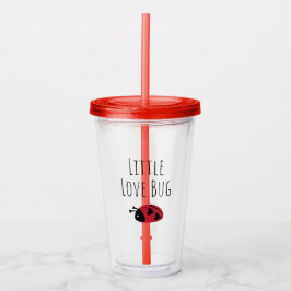 Vaso Acrílico Pequeño Bug de amor -