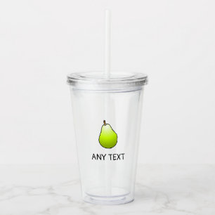 Vaso Acrílico Pera