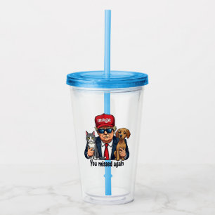 Vaso Acrílico Perdiste de nuevo salvar a los Mascotas de las ele