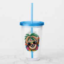 Perezoso Tropical Kawaii – Vibraciones Veraniegas