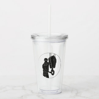 Vaso Acrílico Perfekt für Aktive -Trinkbecher mit Anschläger