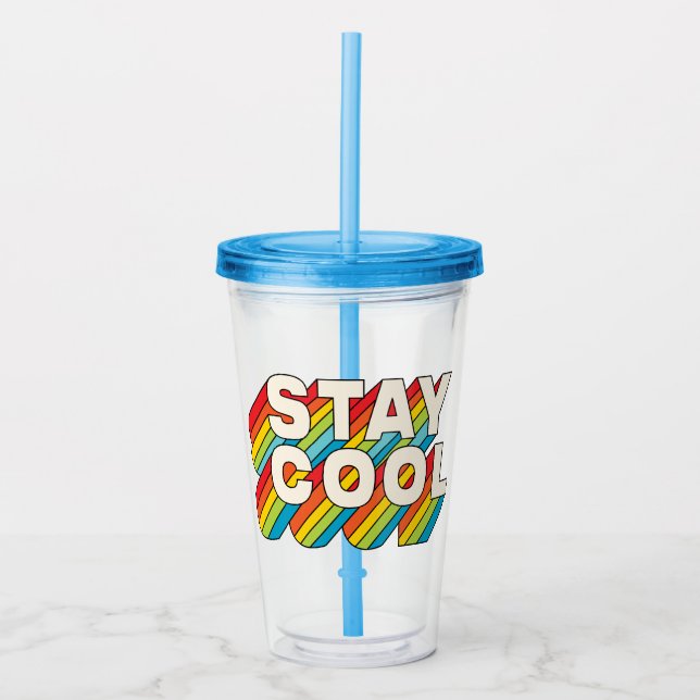 Vaso Acrílico Permanecer Guay (Anverso)