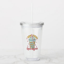 Vaso Acrílico Pero el primer café helado tumbler