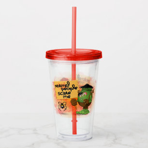 Vaso Acrílico Personaje Frankenstein de 'Gente Normal Me Da Mied
