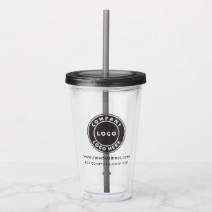 Vaso Acrílico Personal promocional corporativo del sitio web de 