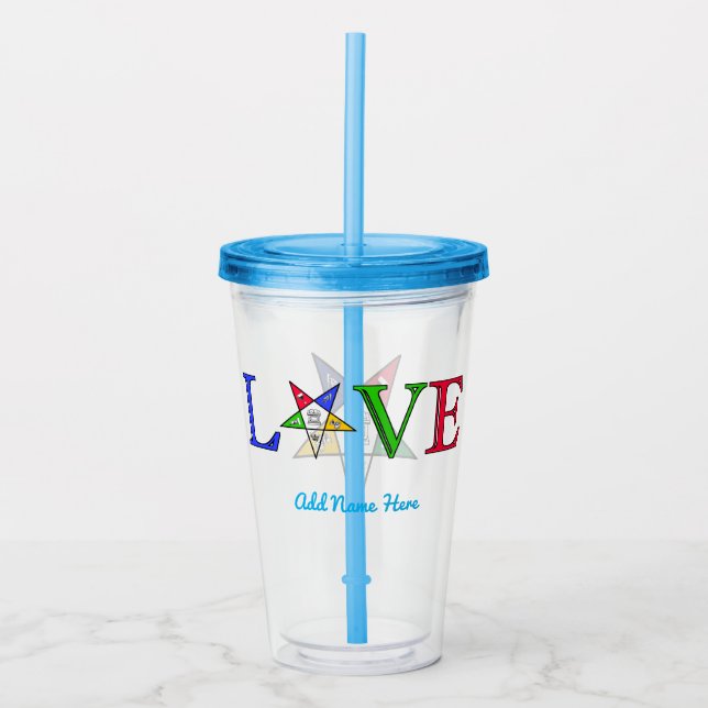 Vaso Acrílico Personalización de OES (Anverso)