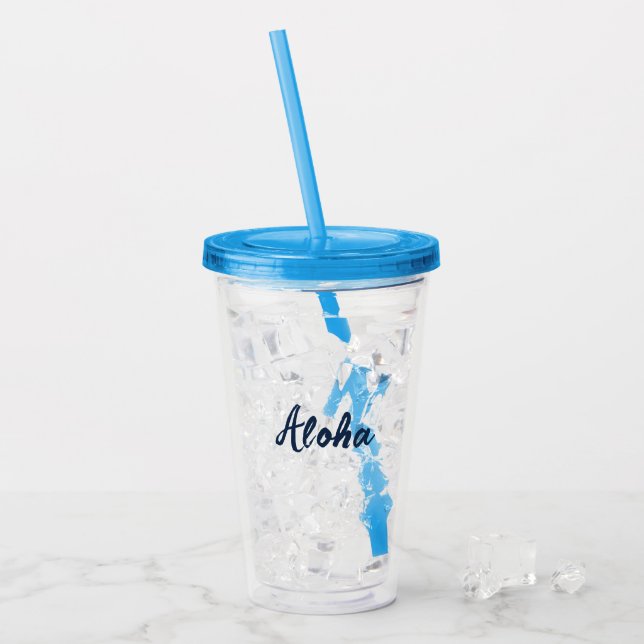 Vaso Acrílico Personalización o Personalizar (Anverso (hielo))