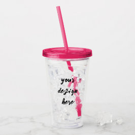 Vaso Acrílico Personalización o Personalizar