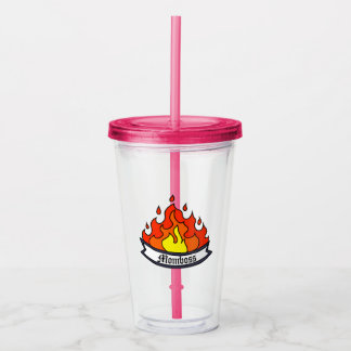 Vaso Acrílico Personalizado 16oz, transparente