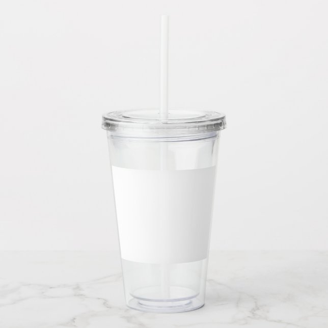 Vaso Acrílico Personalizado 16oz, transparente (Anverso)