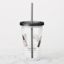 Personalizado Belleza Profesional Tumbler Acrílico