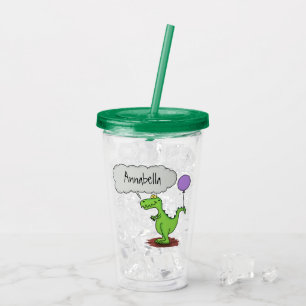 Vaso Acrílico Personalizado de dragón divertido y suave que resp