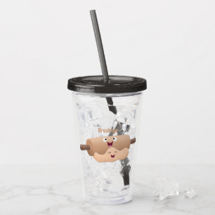 Vaso Acrílico Personalizado de horneado de rodillos y pasta de m
