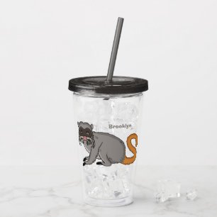 Vaso Acrílico Personalizado de ilustracion del emperador cutto T