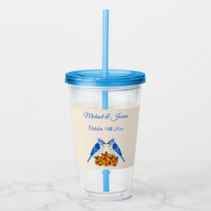 Vaso Acrílico Personalizado de la boda de la caída de los gritos