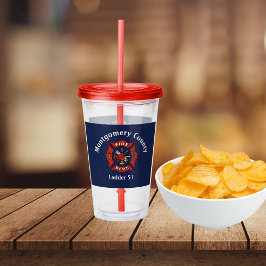 Vaso Acrílico Personalizado de logotipos del Departamento de Bom